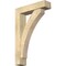 Ekena Millwork Thorton Block Rough Sawn Bracket w/ Offset Brace, Douglas Fir, 6"W x 24"D x 36"H BKT0604X24X36THR05RDF - alternate 1